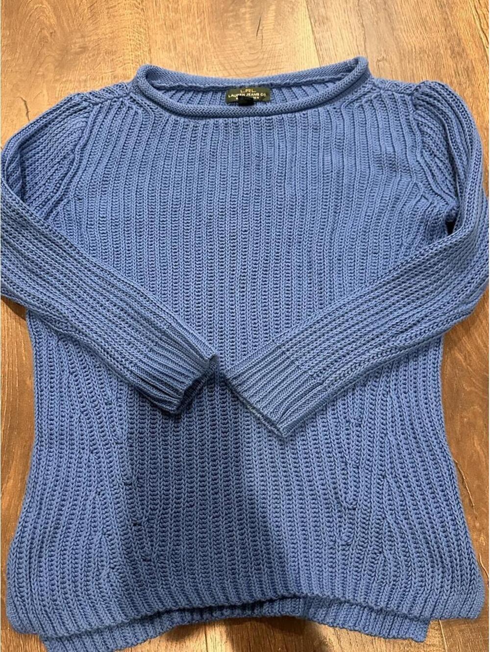 Ralph Lauren Women's Blue and Navy Jumper